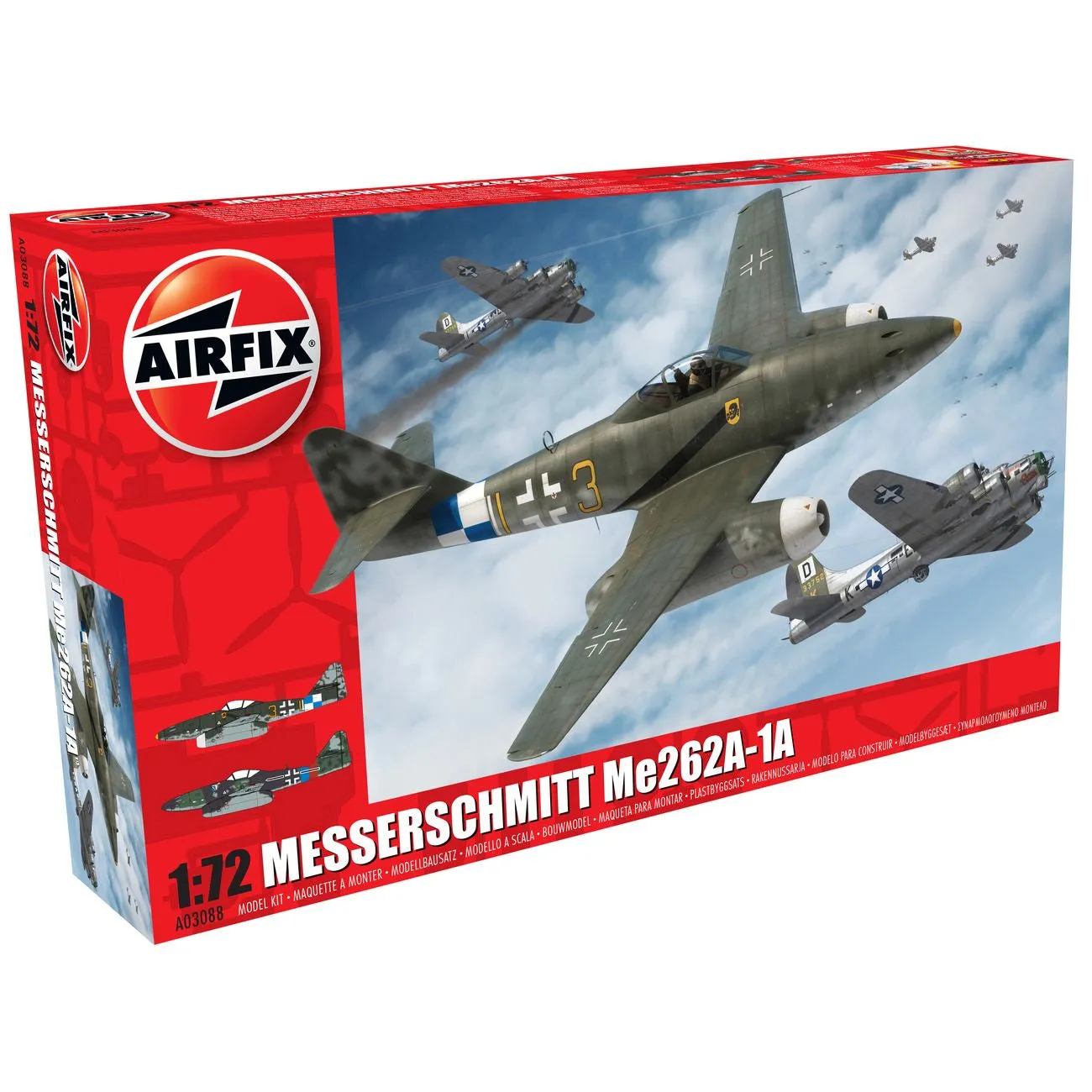 Airfix 1:72 Messerschmitt Me262A-1A Model Kit