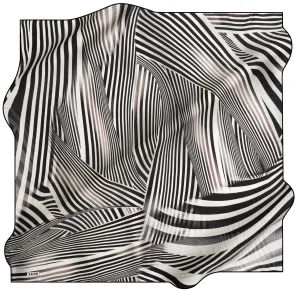 Aker Luxury Striped Silk Wrap Kinrara No. 12