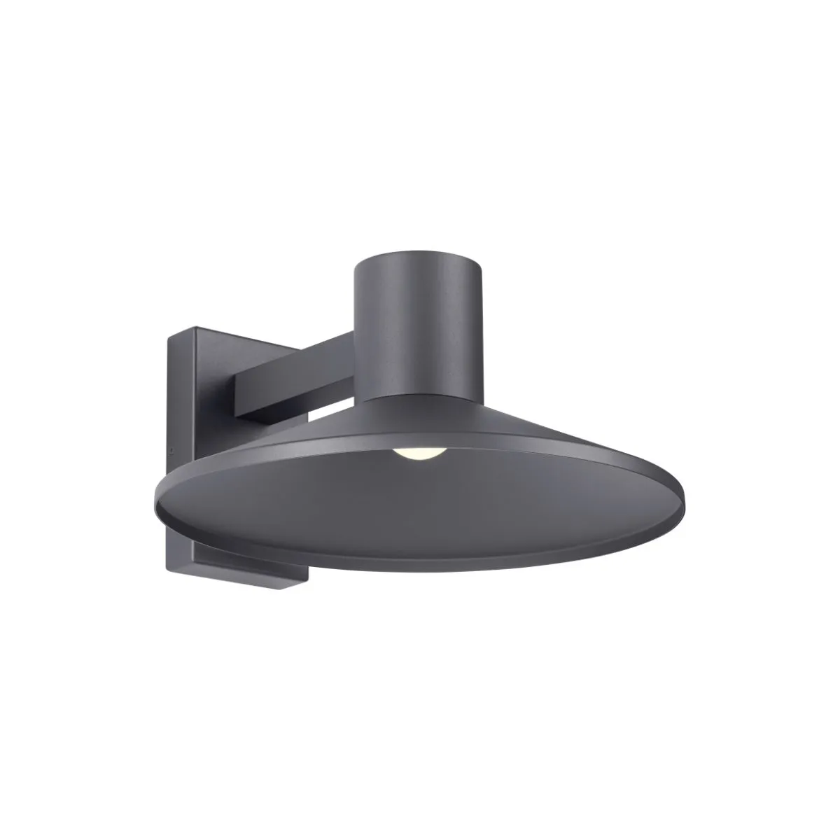 Ash 16 In. LED Outdoor Wall Sconce 567 Lumens 2700K Surge Protection Gray Finish