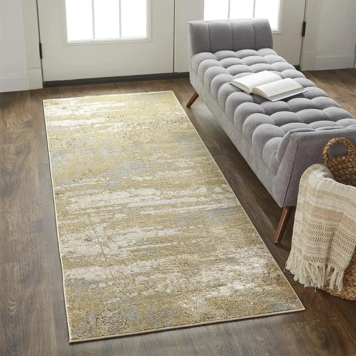 Aura AUR3567F Beige/Gold Rug