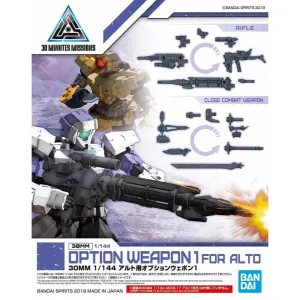 Bandai 5057785 1/144 Option Weapon 1 for Alto 30MM