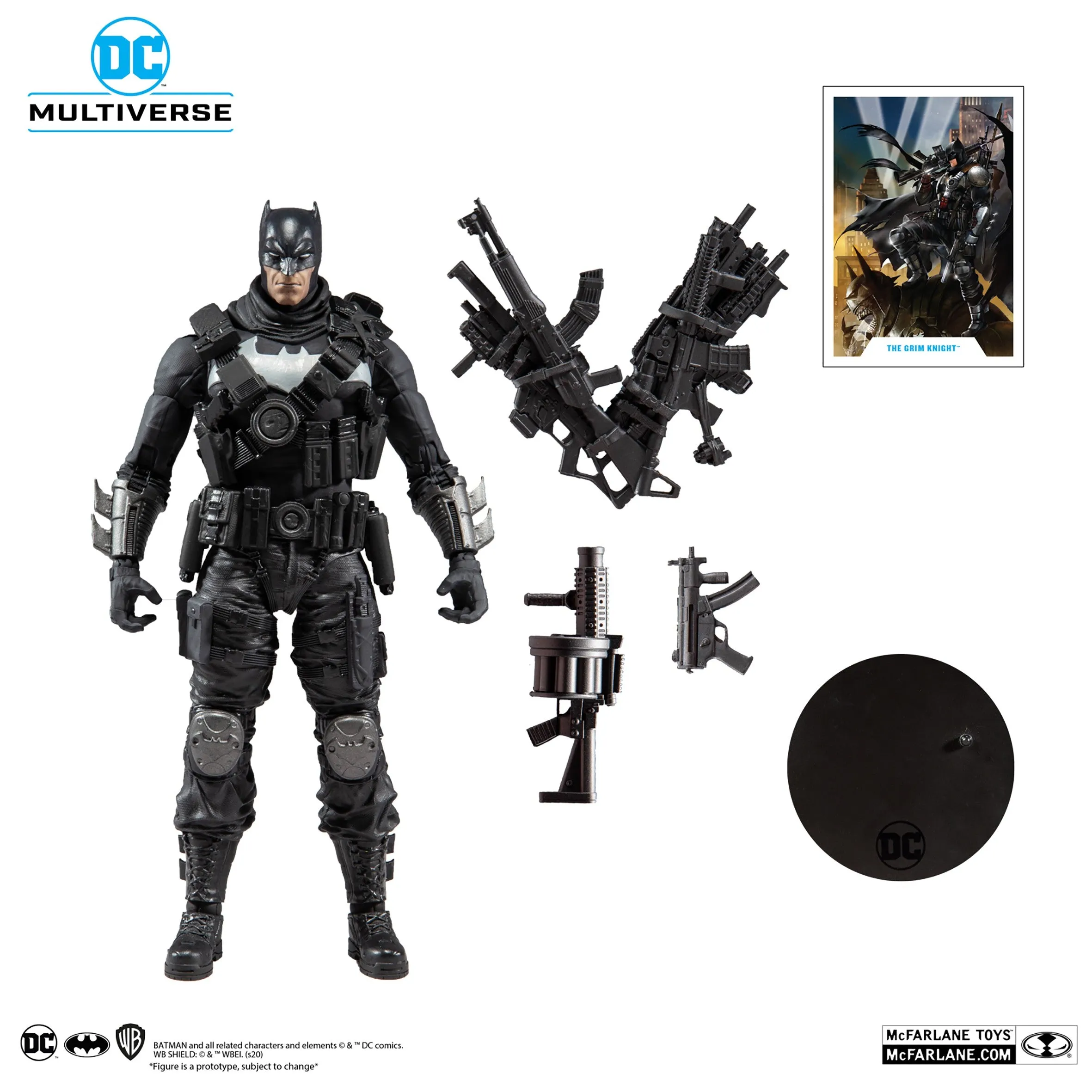 Batman The Grim Knight 7" Inch Action Figure (The Batman Who Laughs™) (Dark Nights: Metal) - McFarlane Toys