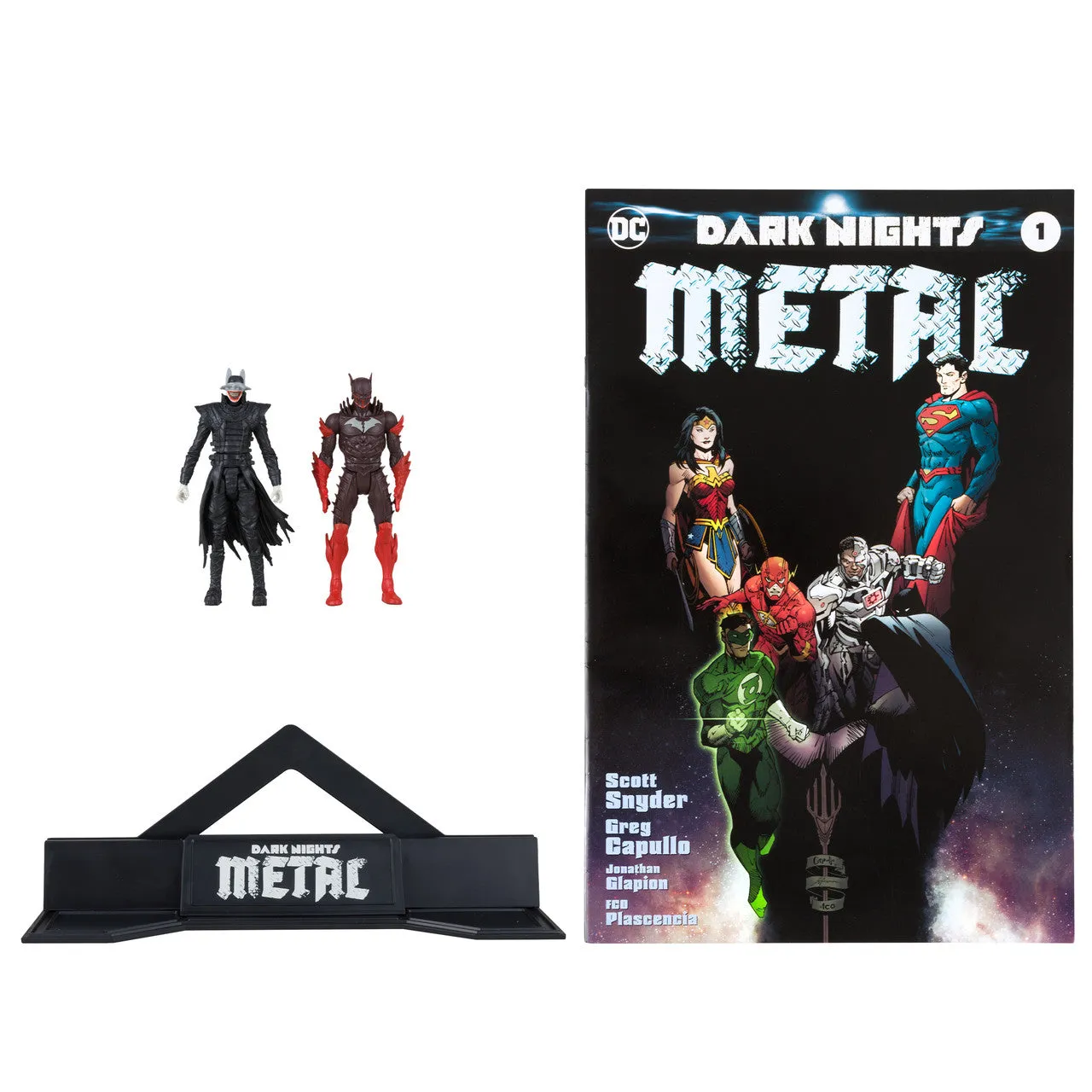 Batman Who Laughs & Red Death w/Comic (Page Punchers) 2-Pack 3" Scale Action Figures - (DC Direct) McFarlane Toys