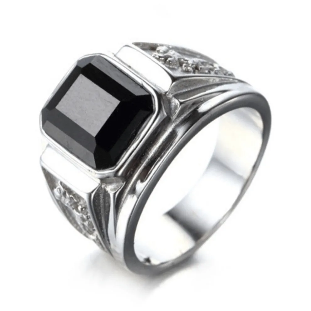 Black Crystal Lucky Dragon Ring