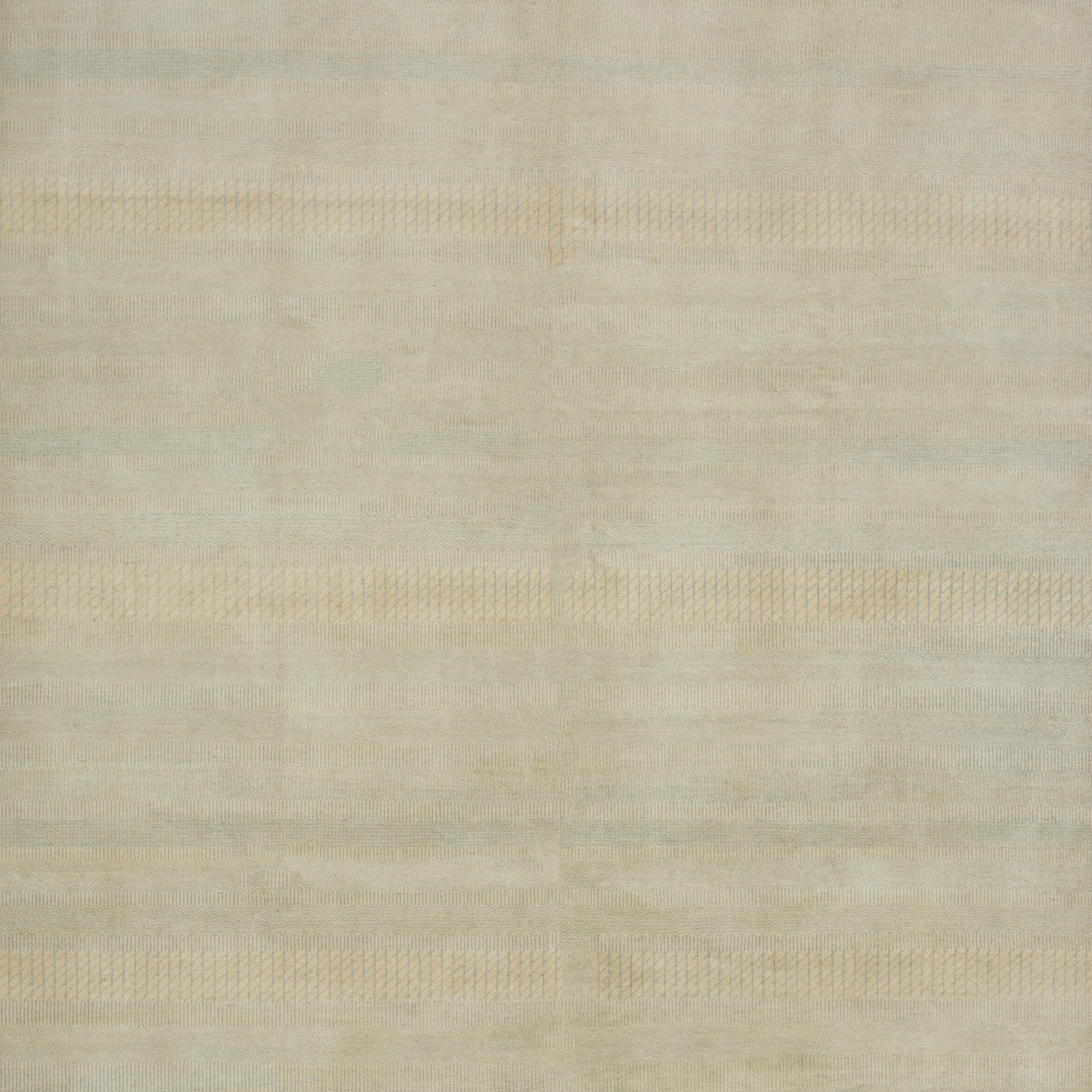 Blue Solid Indo Savannah Rug - 8'2" x 10'4"