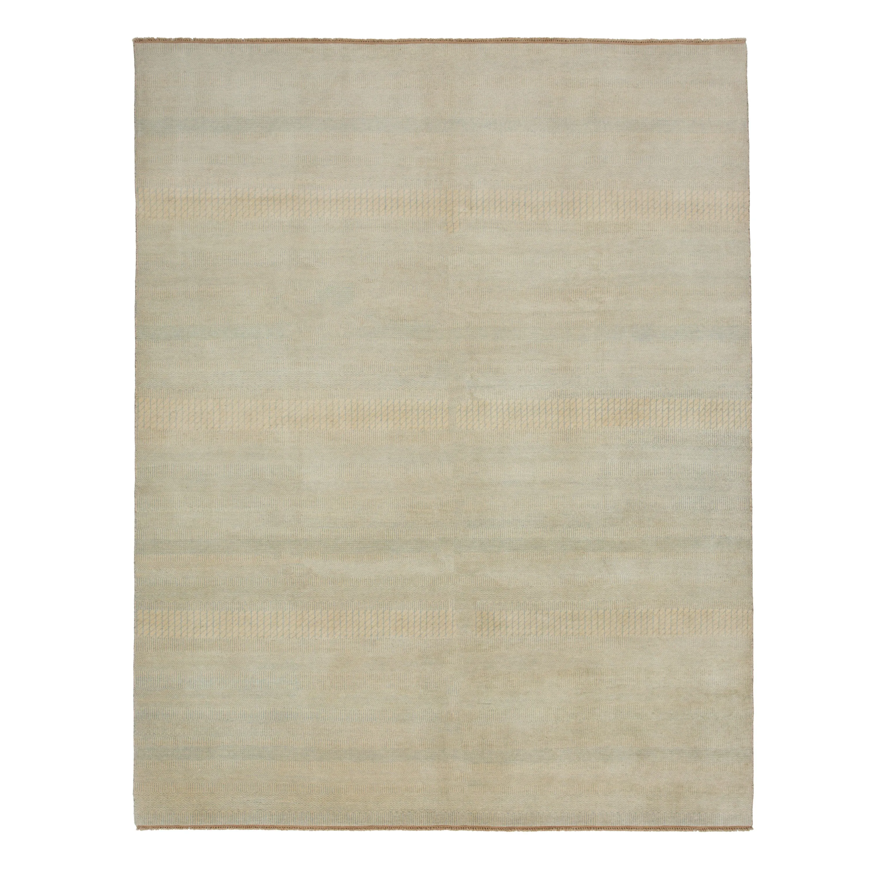 Blue Solid Indo Savannah Rug - 8'2" x 10'4"