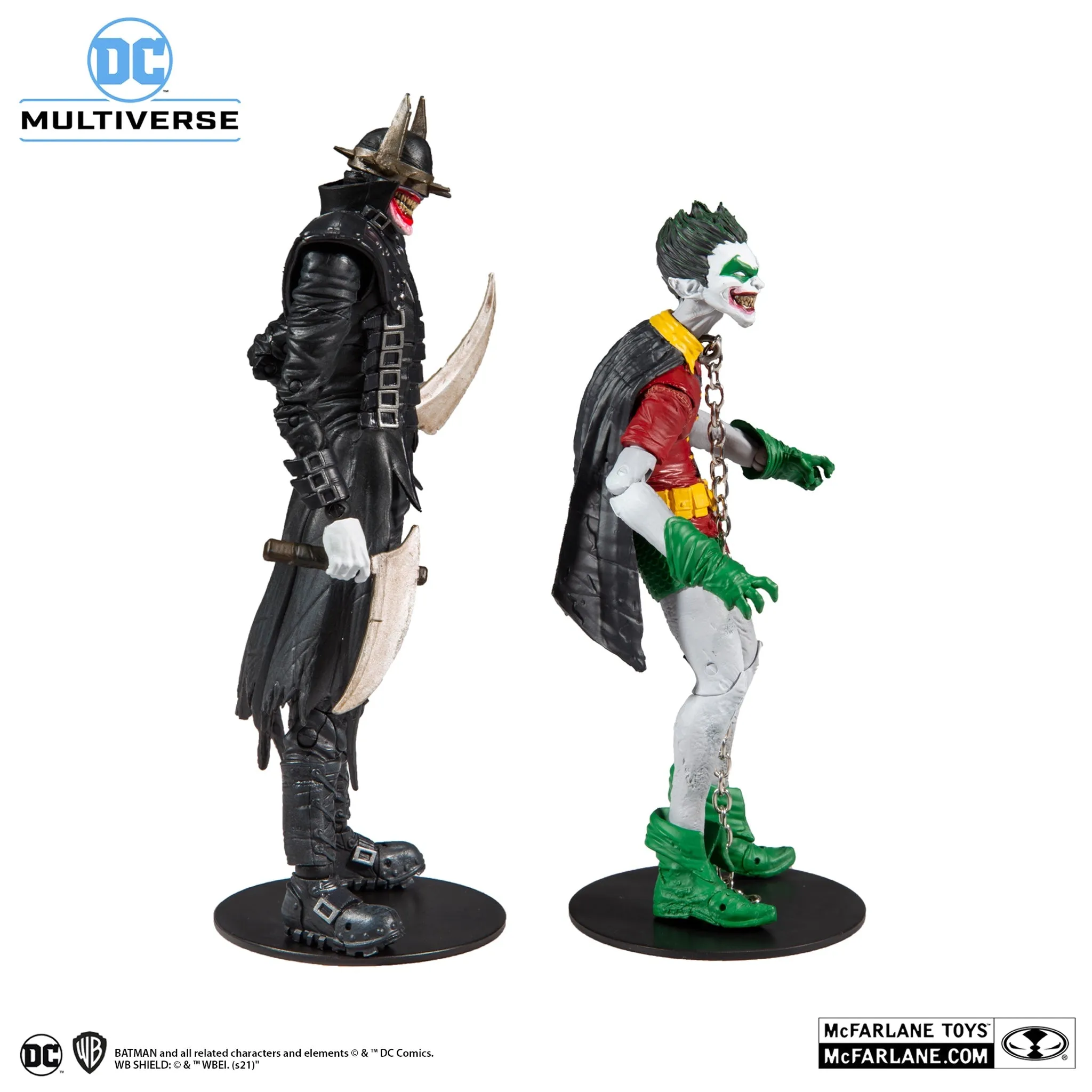 DC Multiverse - Dark Nights: Metal - The Batman Who Laughs & Robins of Earth-22 - 7IN Action Figure Multipack