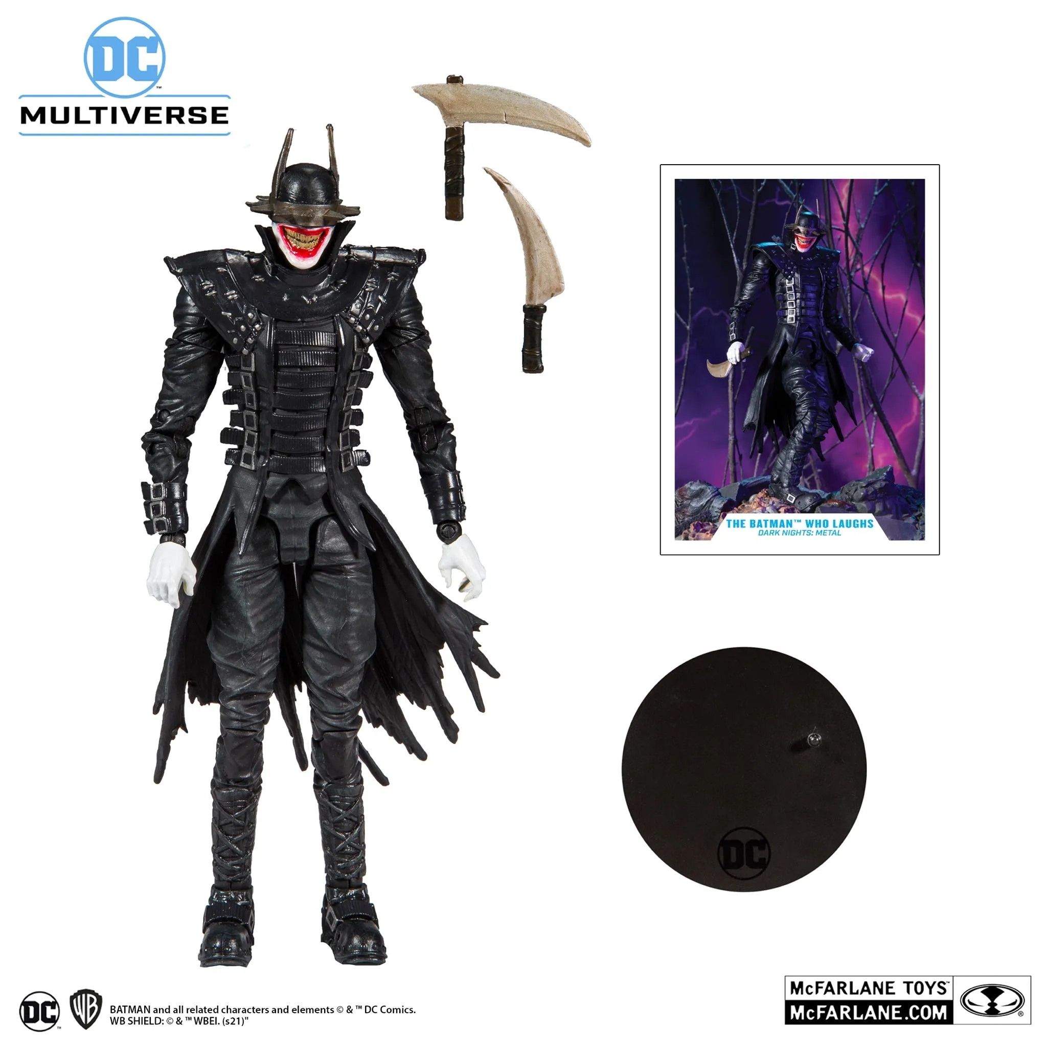 DC Multiverse - Dark Nights: Metal - The Batman Who Laughs & Robins of Earth-22 - 7IN Action Figure Multipack