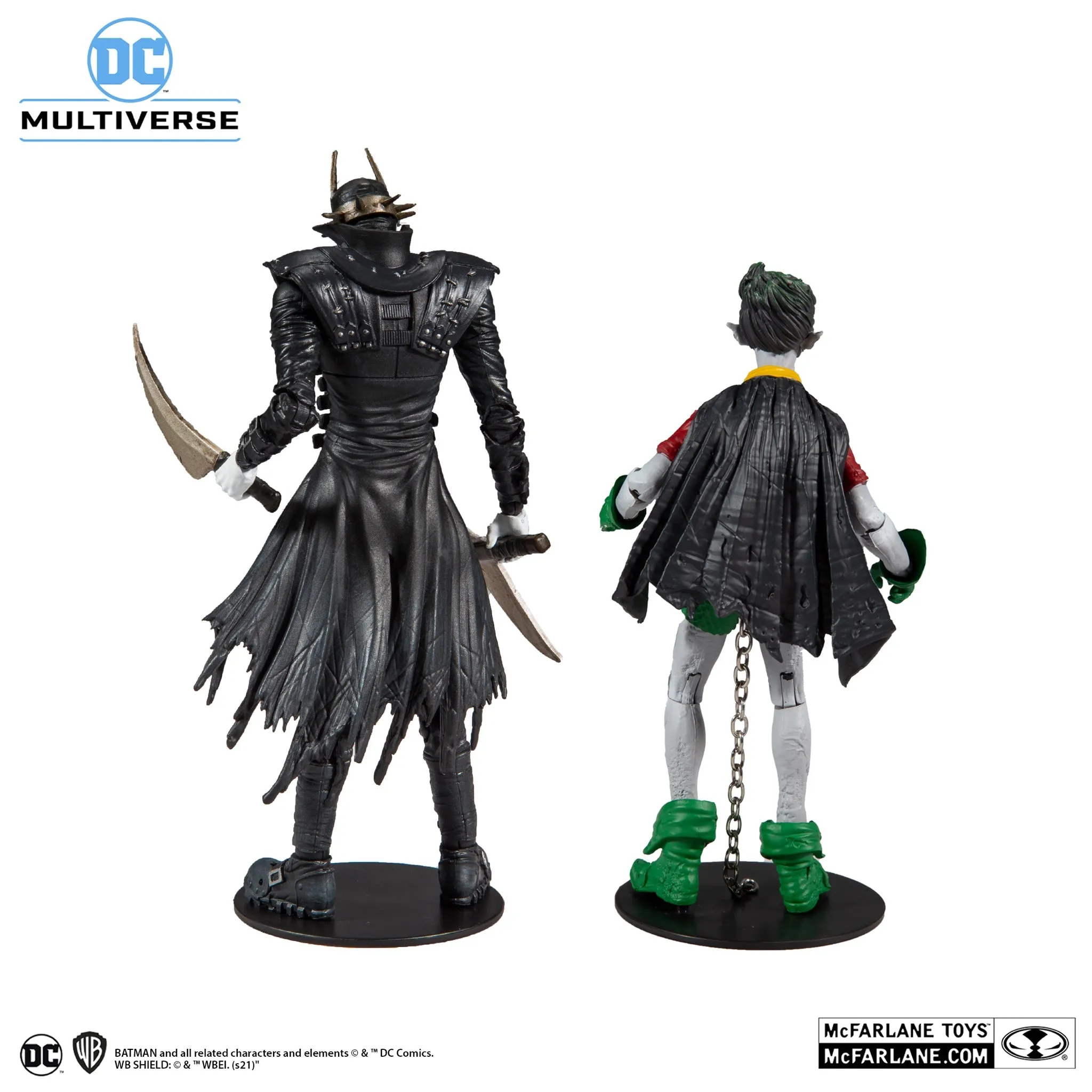 DC Multiverse - Dark Nights: Metal - The Batman Who Laughs & Robins of Earth-22 - 7IN Action Figure Multipack