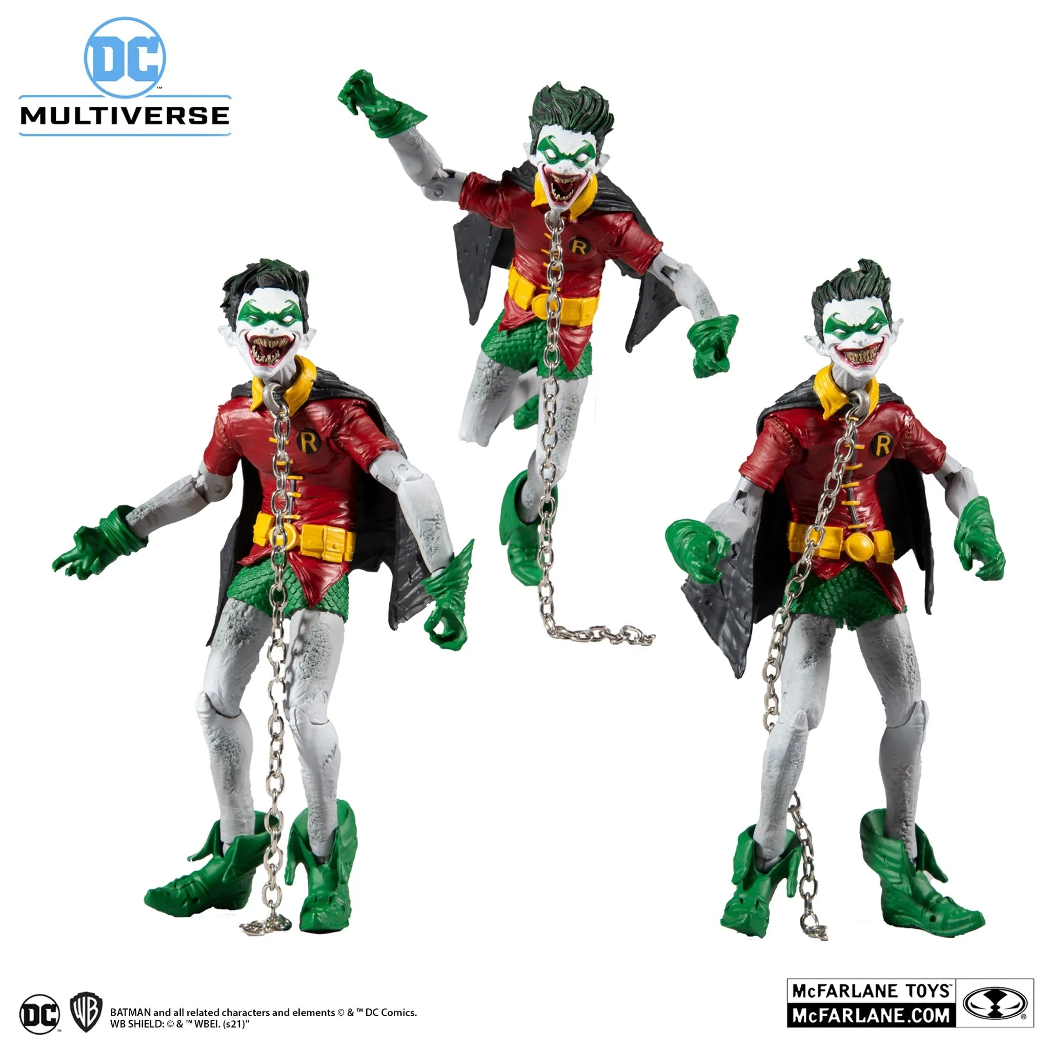 DC Multiverse - Dark Nights: Metal - The Batman Who Laughs & Robins of Earth-22 - 7IN Action Figure Multipack