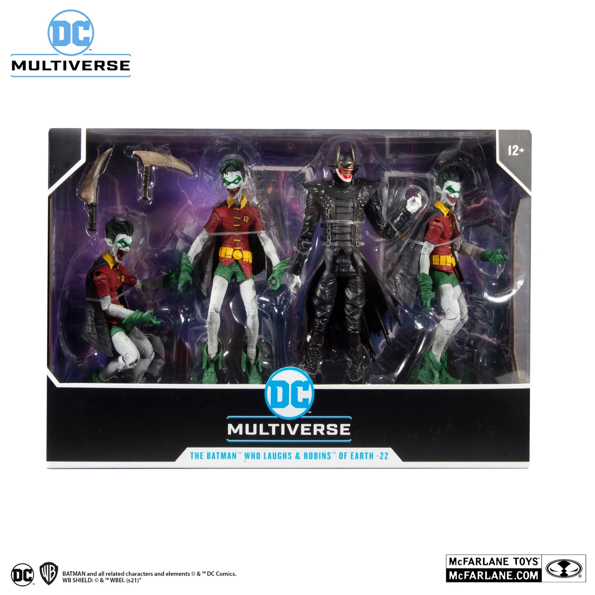 DC Multiverse - Dark Nights: Metal - The Batman Who Laughs & Robins of Earth-22 - 7IN Action Figure Multipack