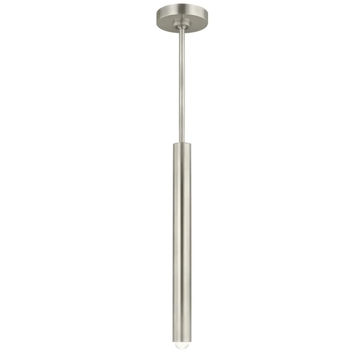 Ebell Single LED Pendant Light Polished Nickel Finish