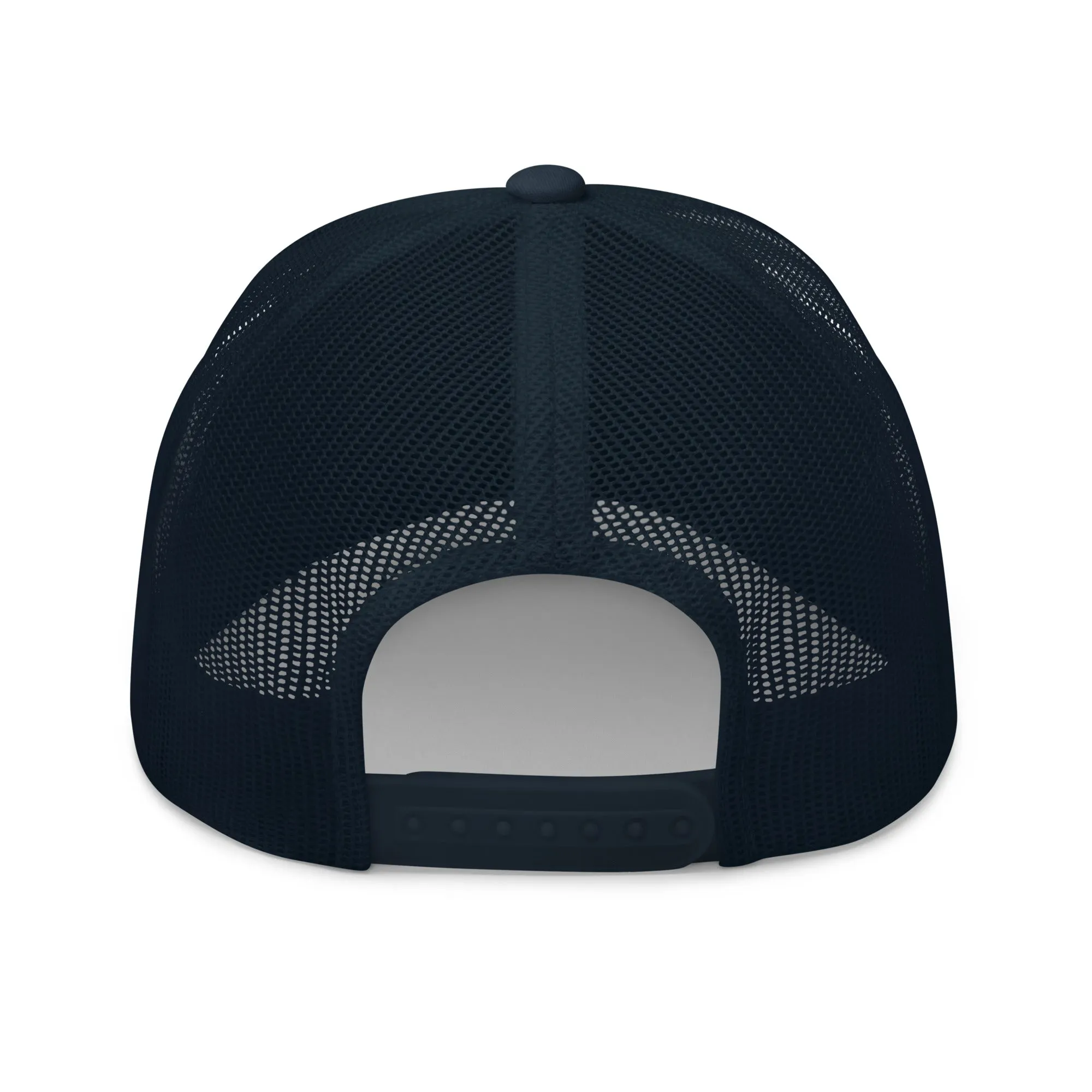 Extremely Stoked Navy Blue Trucker Cap with Lavender Epic Wave Logo