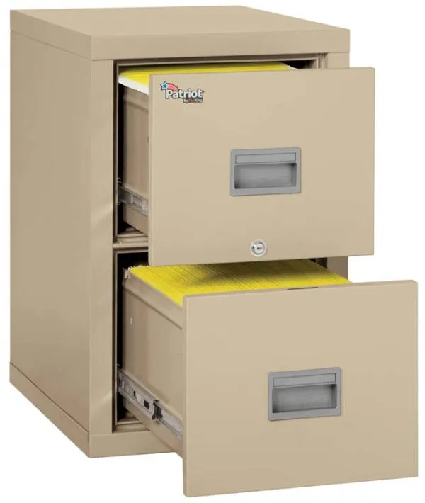 FireKing 2P1825-C 2 Drawer Patriot Vertical File Cabinet (Letter/Legal)