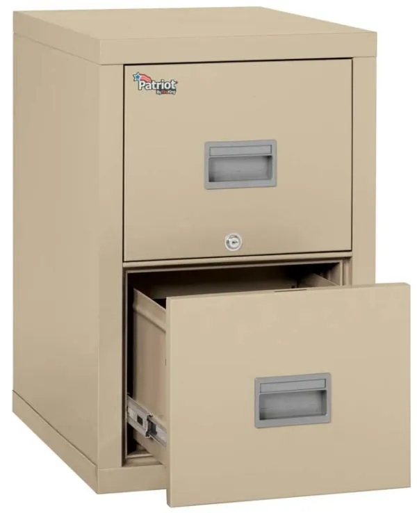 FireKing 2P1825-C 2 Drawer Patriot Vertical File Cabinet (Letter/Legal)