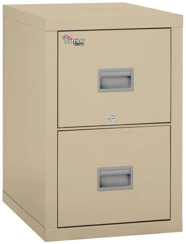 FireKing 2P1825-C 2 Drawer Patriot Vertical File Cabinet (Letter/Legal)