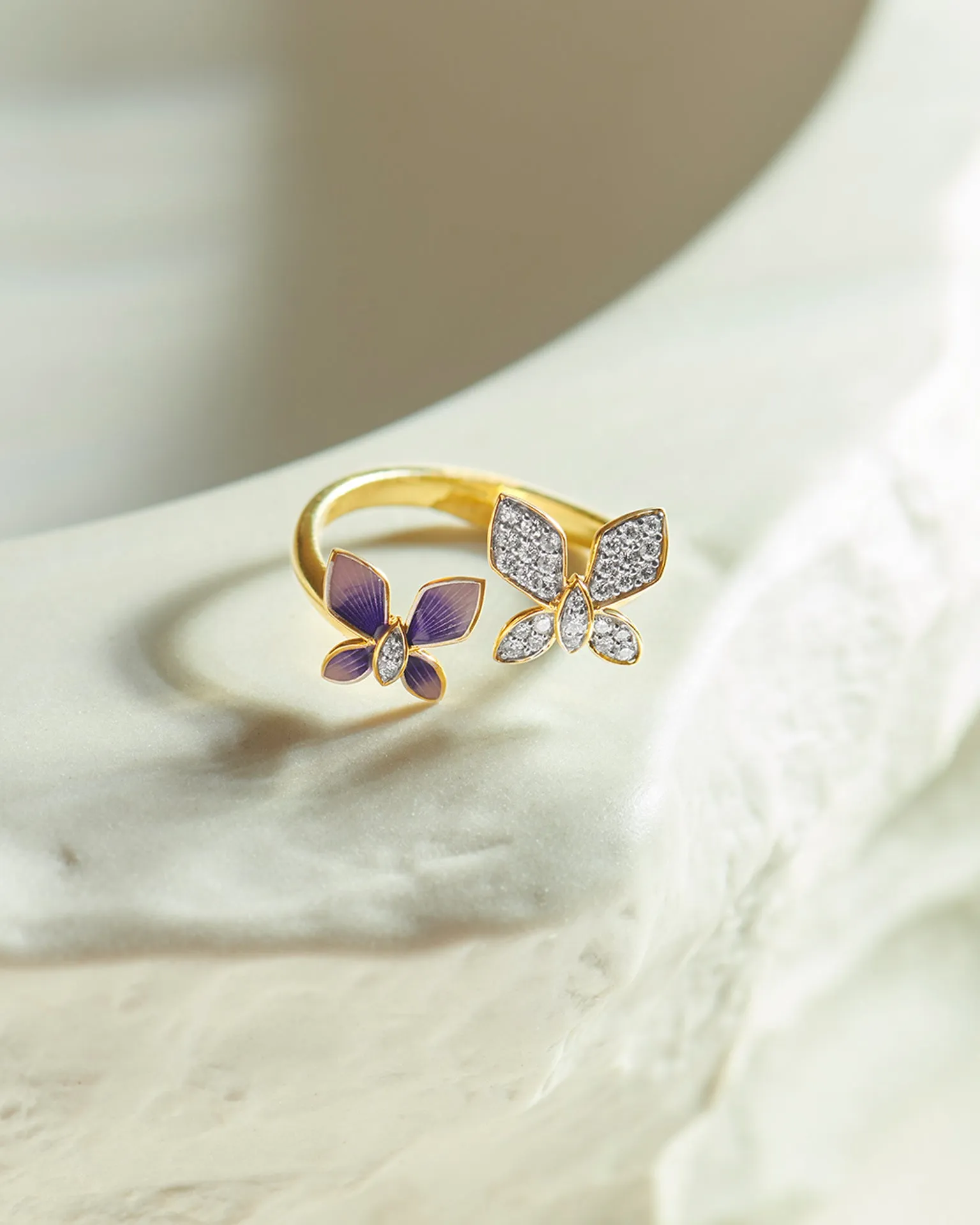 Fluttering Butterfly Ring