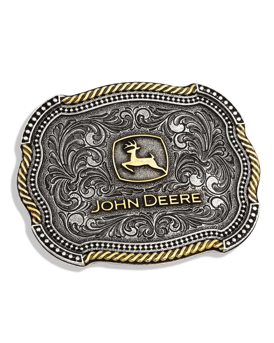 John Deere Scalloped Duo Attitude Buckle