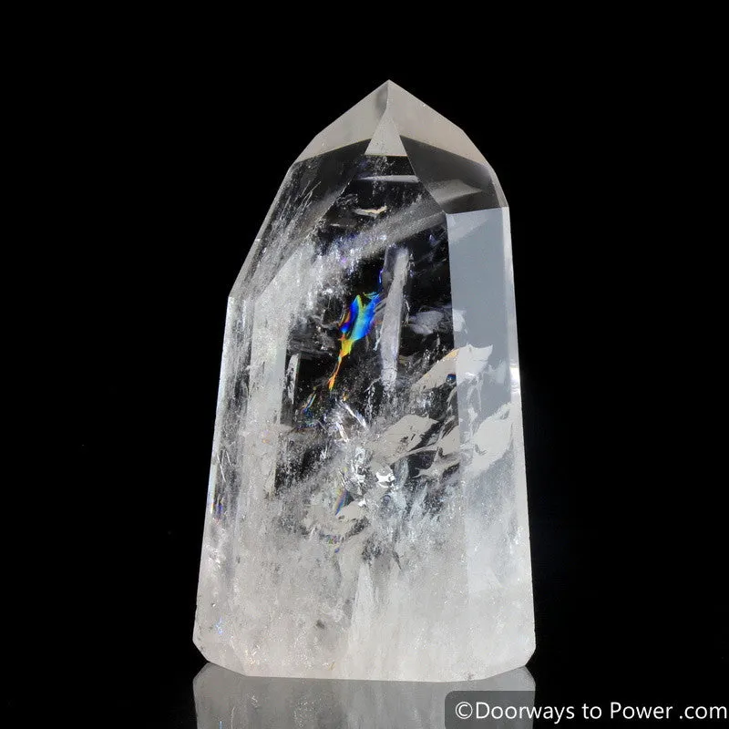 John of God Master Dow Casa Crystal Point 'Museum Quality'  & Amazing Rainbows