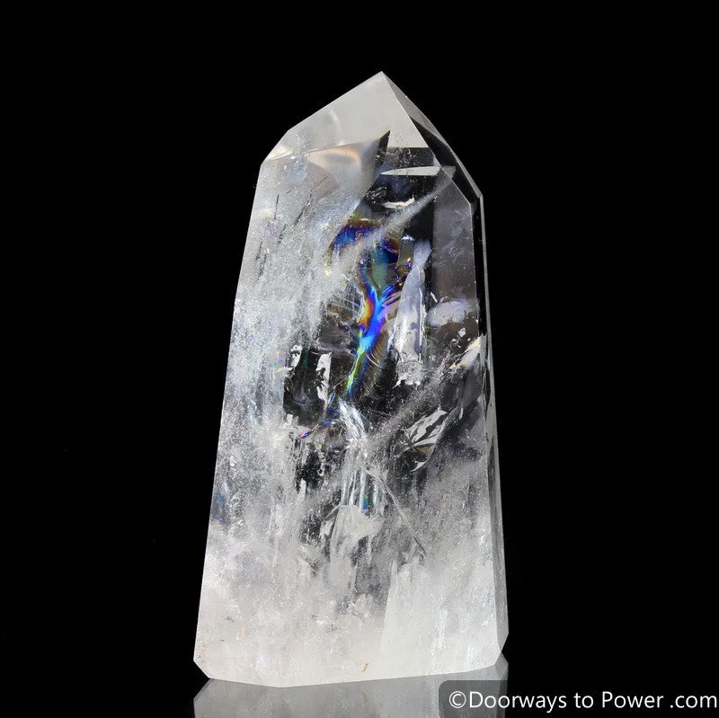 John of God Master Dow Casa Crystal Point 'Museum Quality'  & Amazing Rainbows