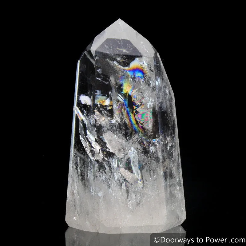 John of God Master Dow Casa Crystal Point 'Museum Quality'  & Amazing Rainbows