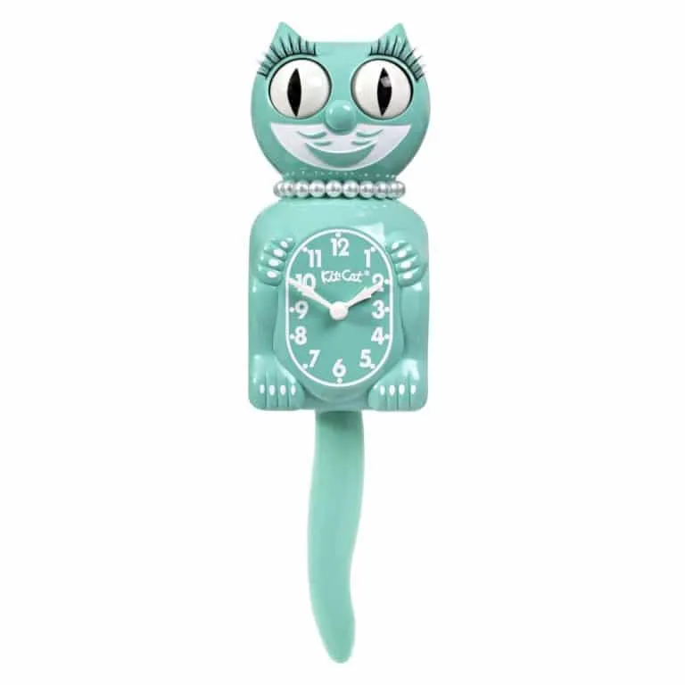 Kit-Cat Klock Ocean Waves Lady  (15.5″ high)