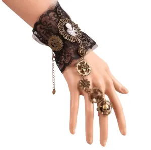 Lace Steampunk Pirate Slave Bracelet