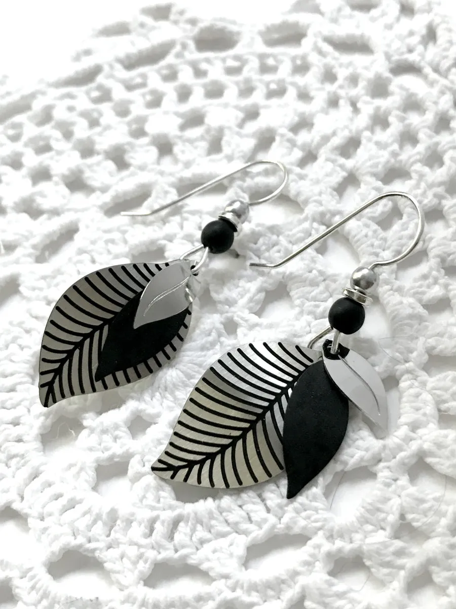 Leaf Earrings by Adajio