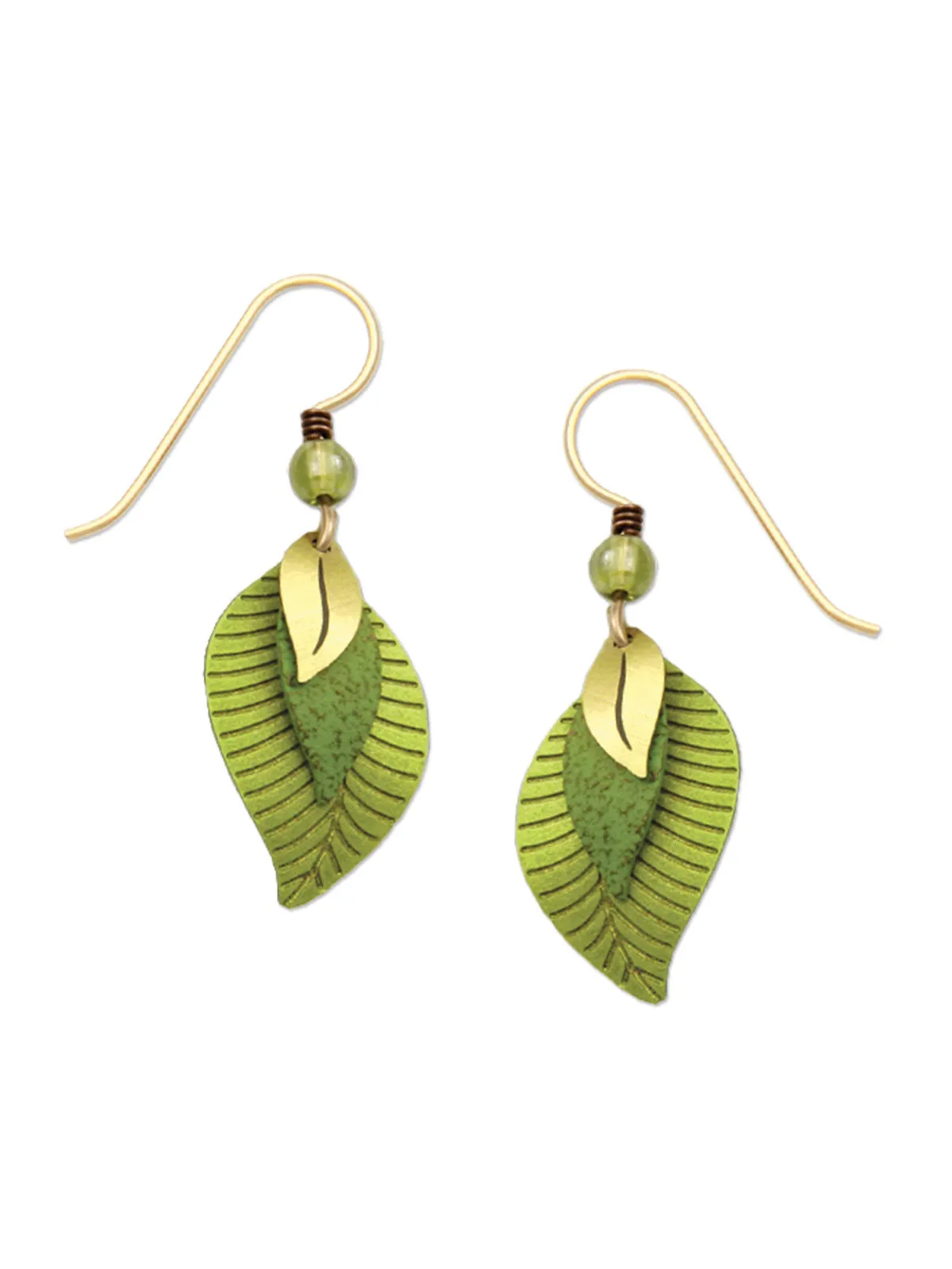 Leaf Earrings by Adajio