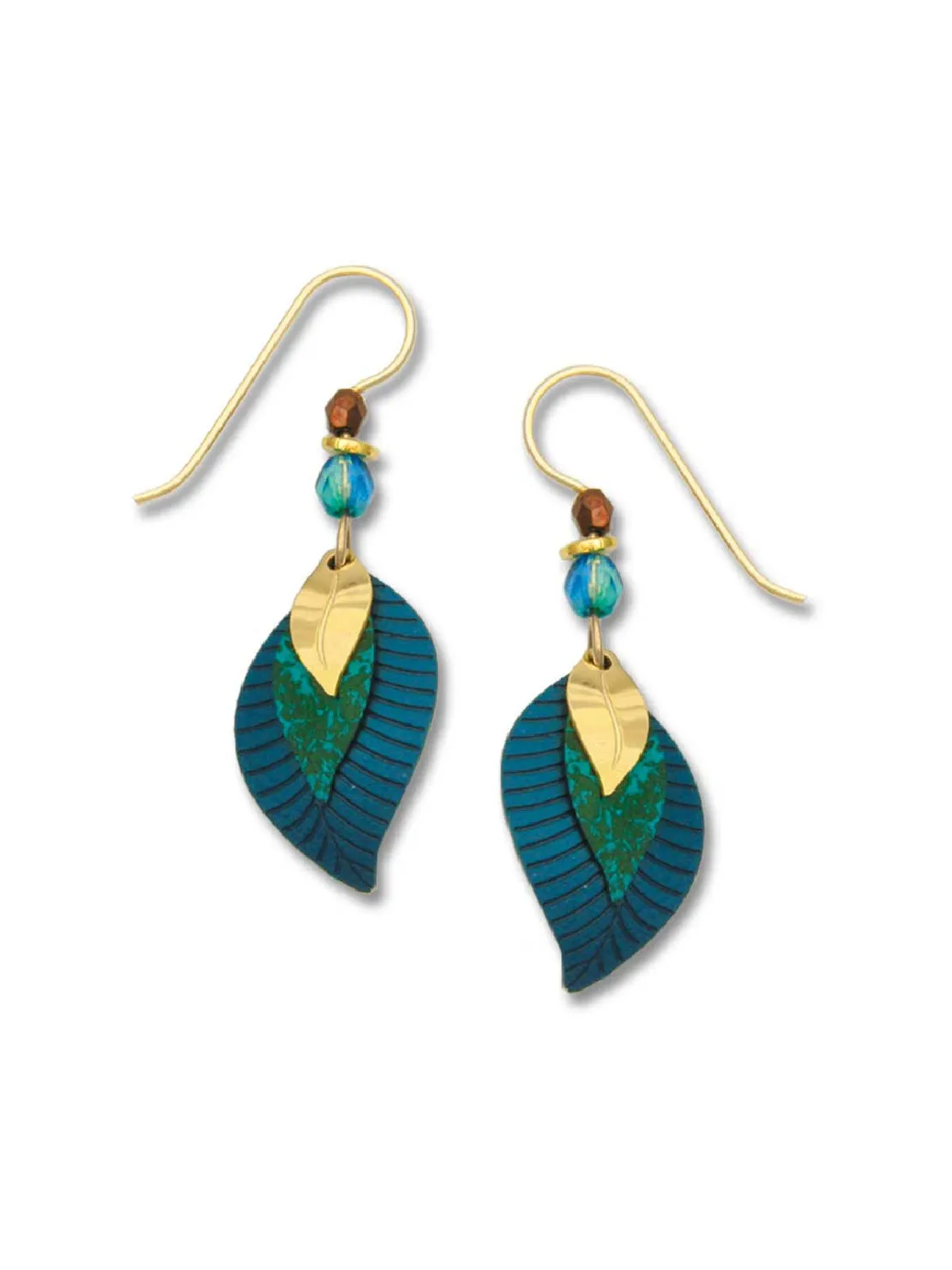 Leaf Earrings by Adajio