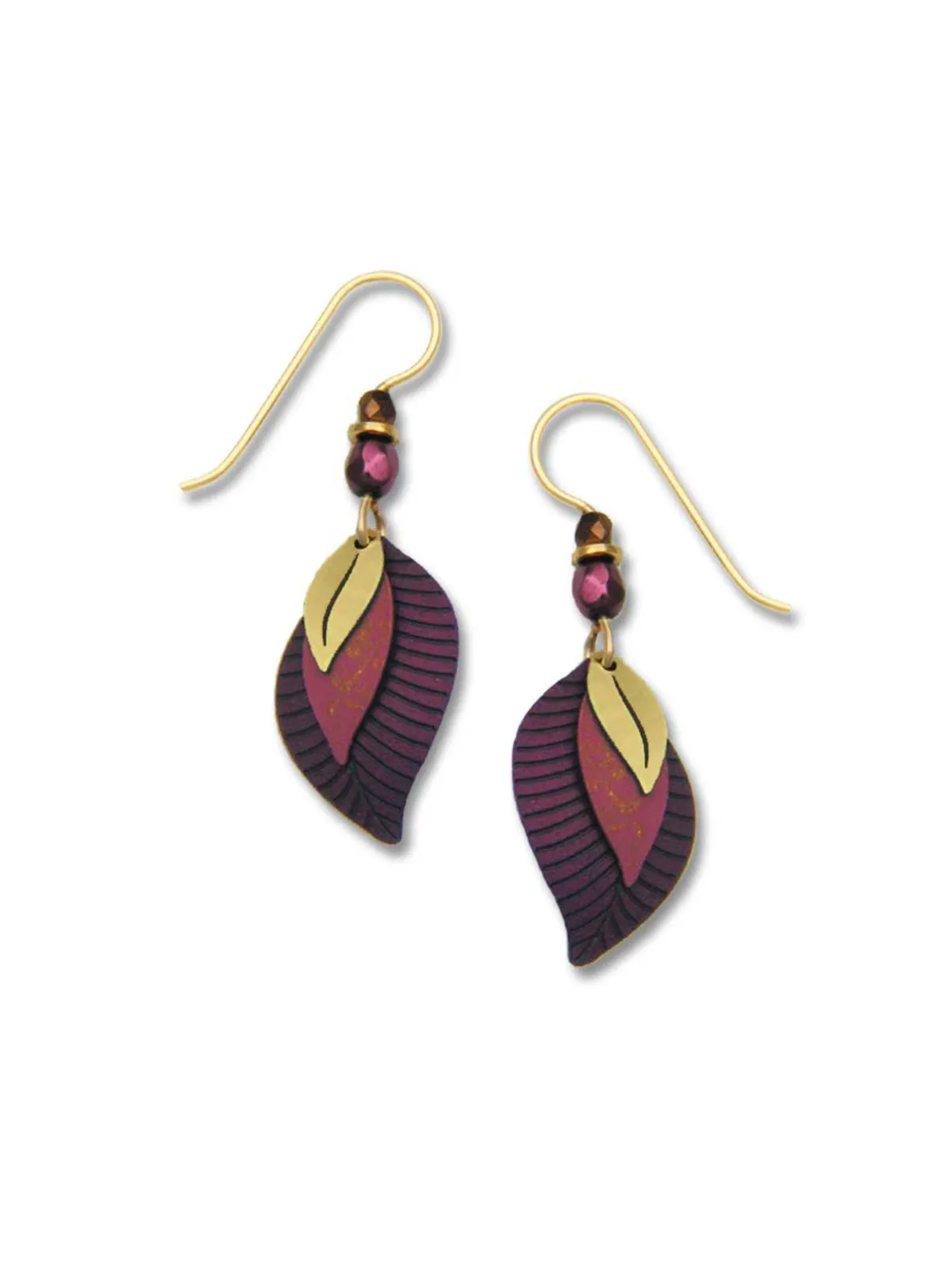 Leaf Earrings by Adajio