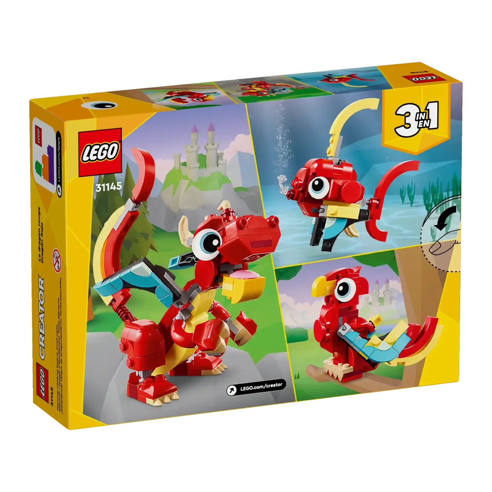 LEGO® Creator 3in1 Red Dragon (31145)