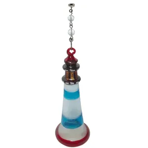 LIGHT HOUSE (Set/3) MAGNETIC COASTAL ORNAMENT -  Magnetic Chandelier Ornament