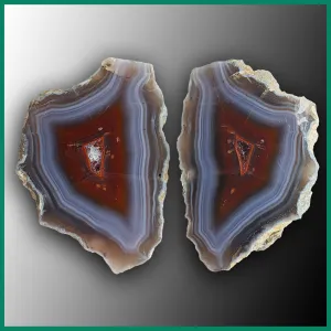 MAW178pr Malawi Agate Specimen Pair