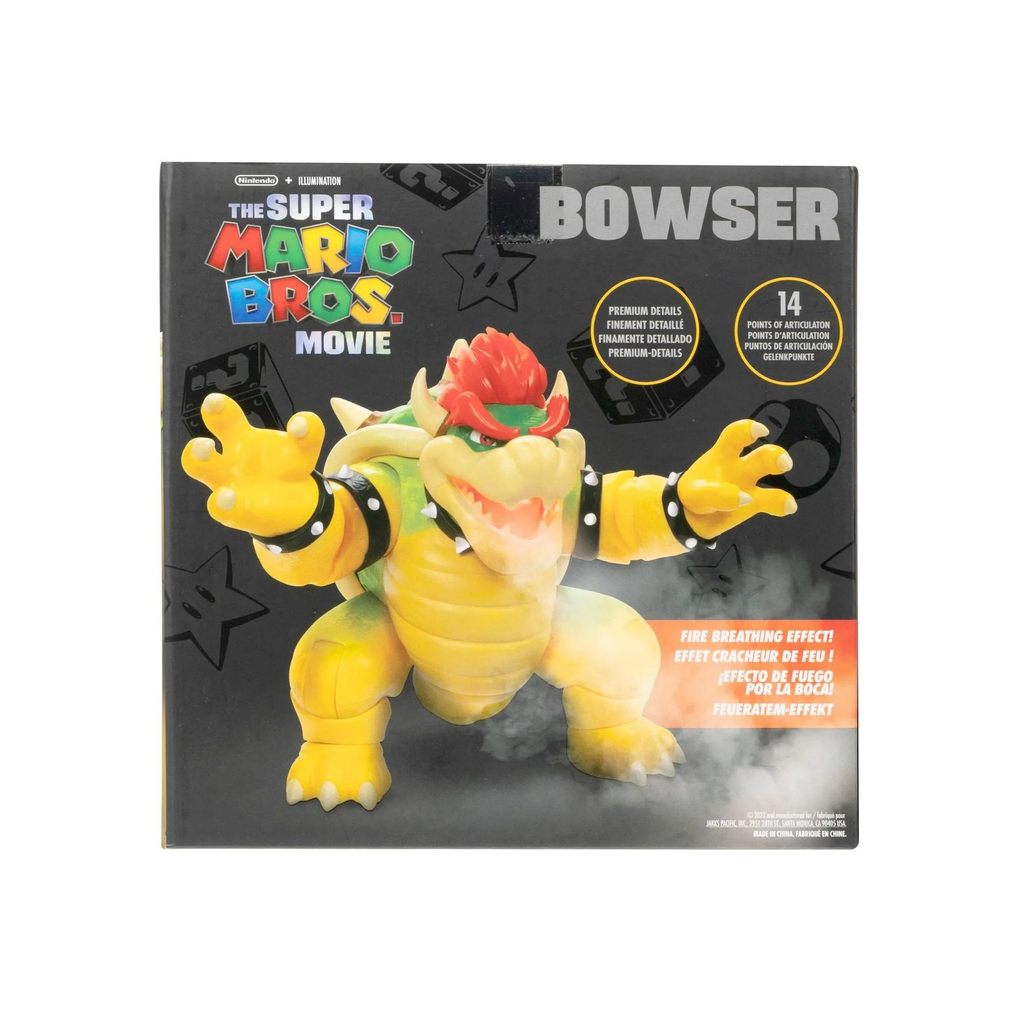 Nintendo Super Mario Movie 7 Inch Figure - Fire Breathing Bowser