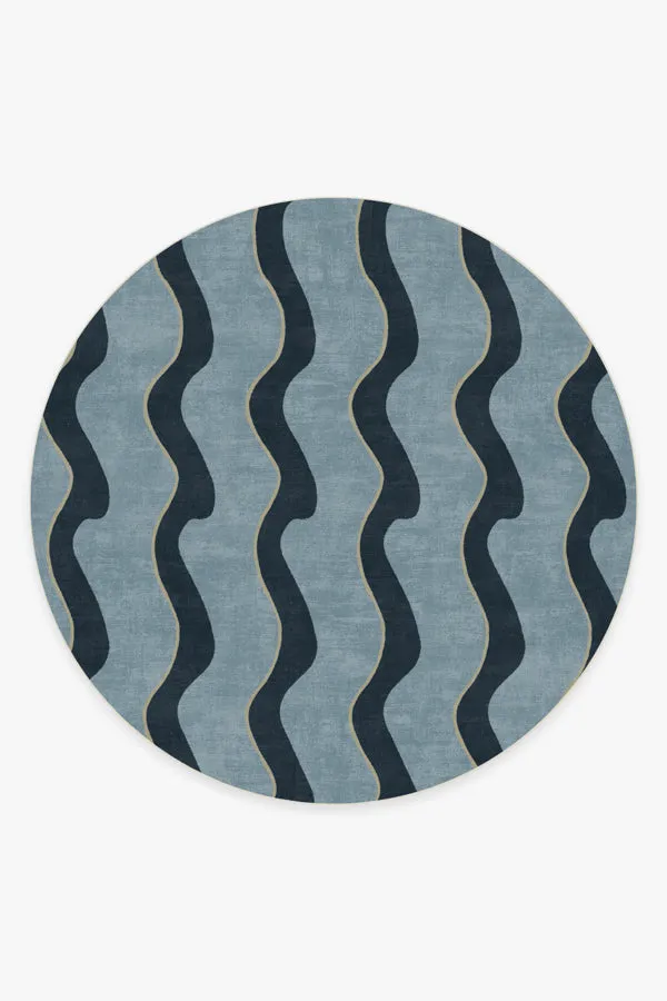 Onda Slate Blue Rug