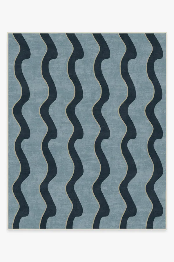 Onda Slate Blue Rug