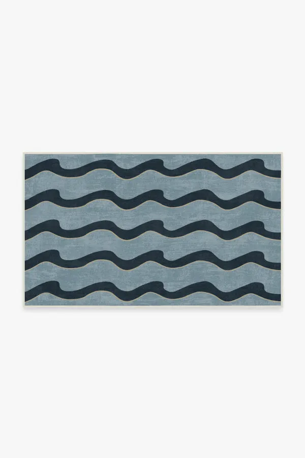 Onda Slate Blue Rug