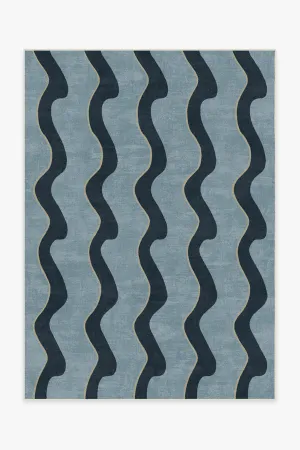 Onda Slate Blue Rug