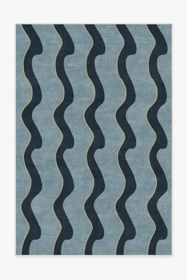 Onda Slate Blue Rug