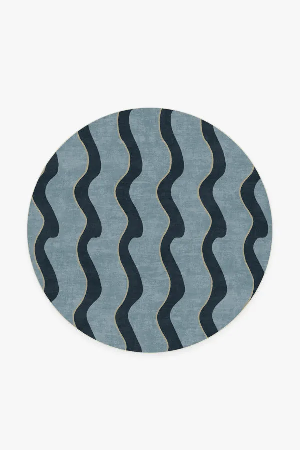 Onda Slate Blue Rug