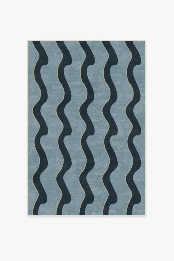 Onda Slate Blue Rug