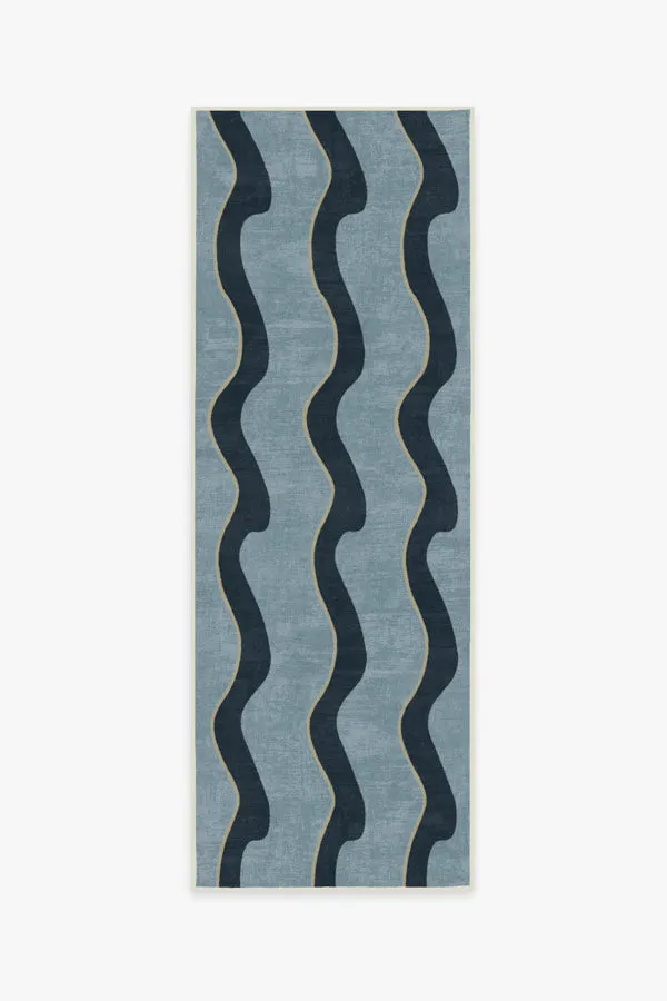 Onda Slate Blue Rug