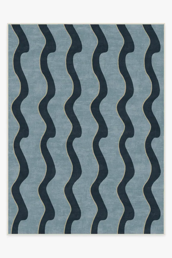 Onda Slate Blue Rug