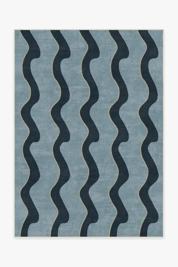 Onda Slate Blue Rug