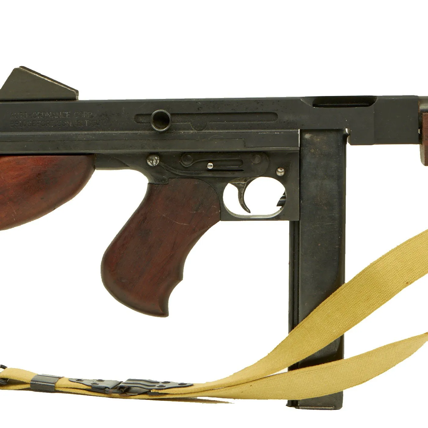 Original U.S. WWII Thompson M1A1 Display SMG with Aluminum Display Receiver & Accessories - Serial 68187