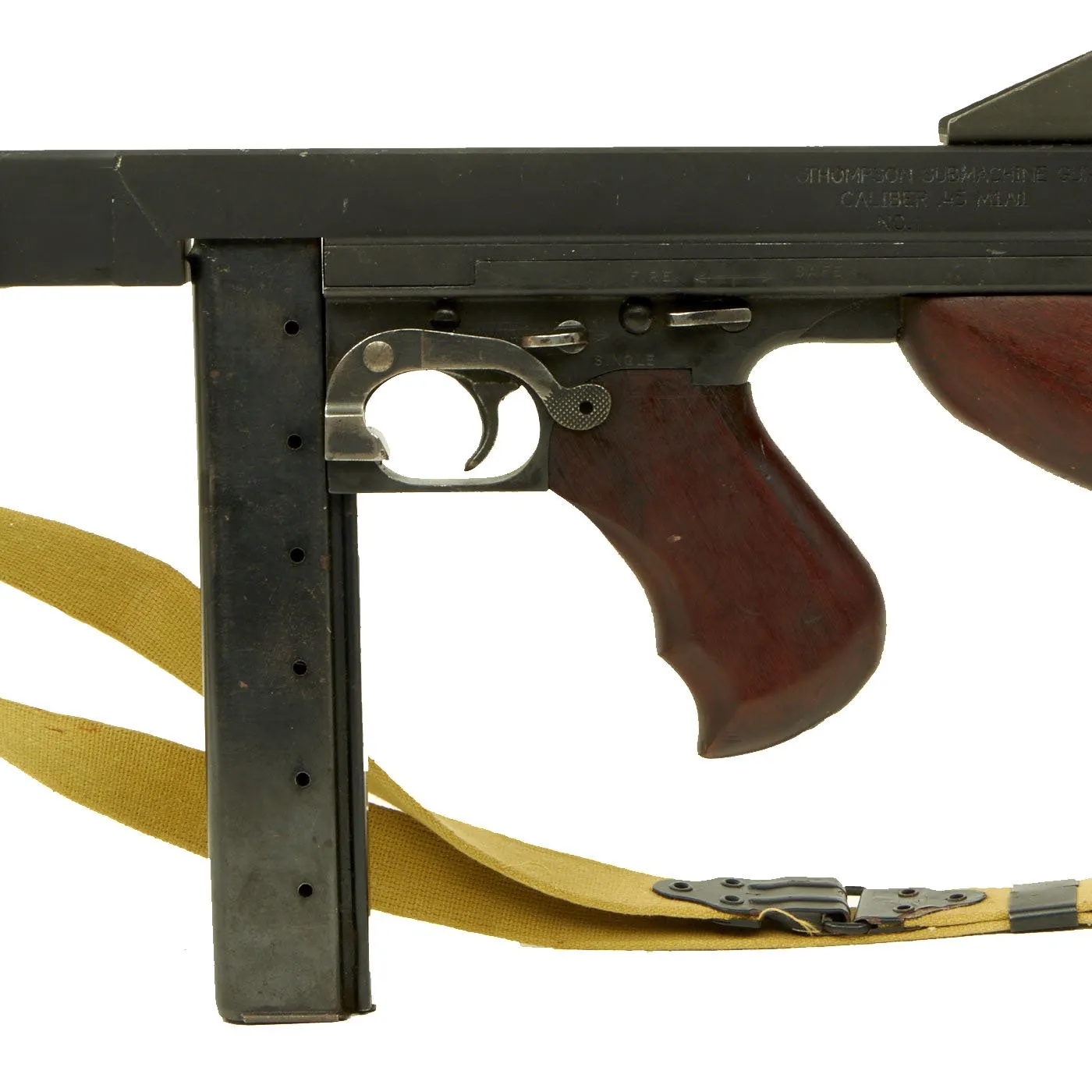 Original U.S. WWII Thompson M1A1 Display SMG with Aluminum Display Receiver & Accessories - Serial 68187