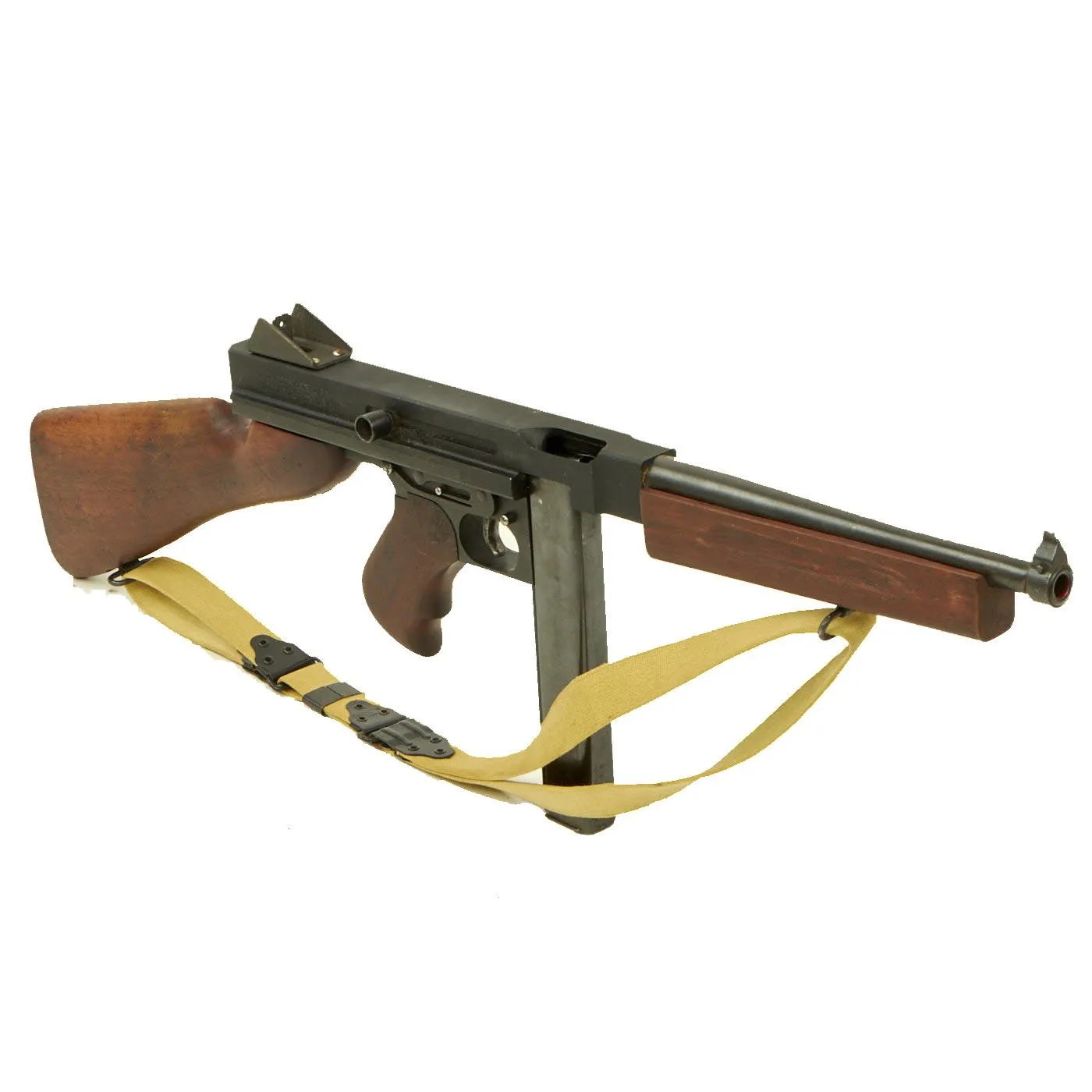 Original U.S. WWII Thompson M1A1 Display SMG with Aluminum Display Receiver & Accessories - Serial 68187