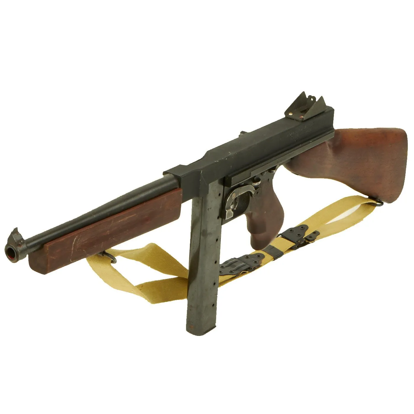 Original U.S. WWII Thompson M1A1 Display SMG with Aluminum Display Receiver & Accessories - Serial 68187