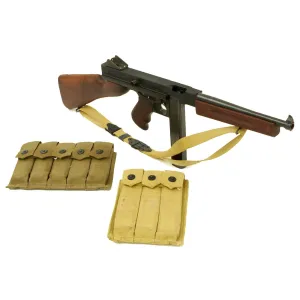 Original U.S. WWII Thompson M1A1 Display SMG with Aluminum Display Receiver & Accessories - Serial 68187